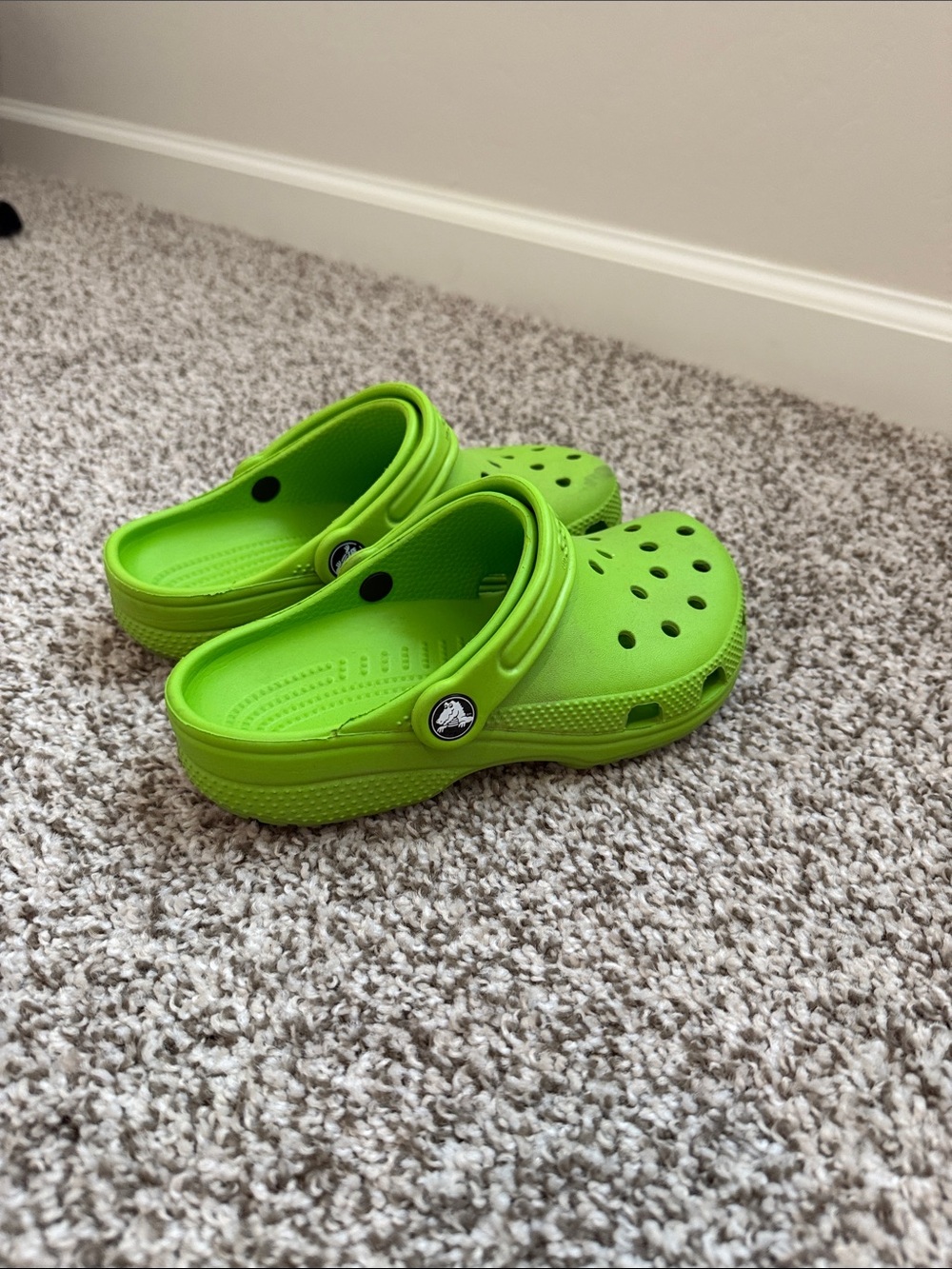 Neon Green Crocs - Picture 2 of 5